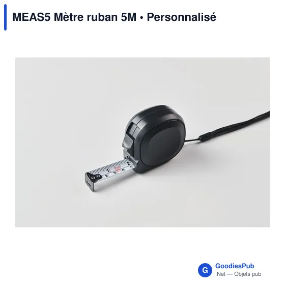 Mètre ruban personnalisable 5M avec logo - MEAS5 - Image 4