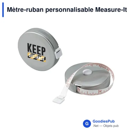 Mètre-ruban personnalisable Measure-It avec logo - 150 cm