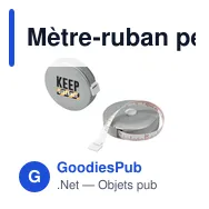 Mètre-ruban personnalisable Measure-It avec logo - 150 cm - Miniature 2