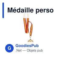 Médaille personnalisable Corum avec logo - Événements et cérémonies - Miniature 12