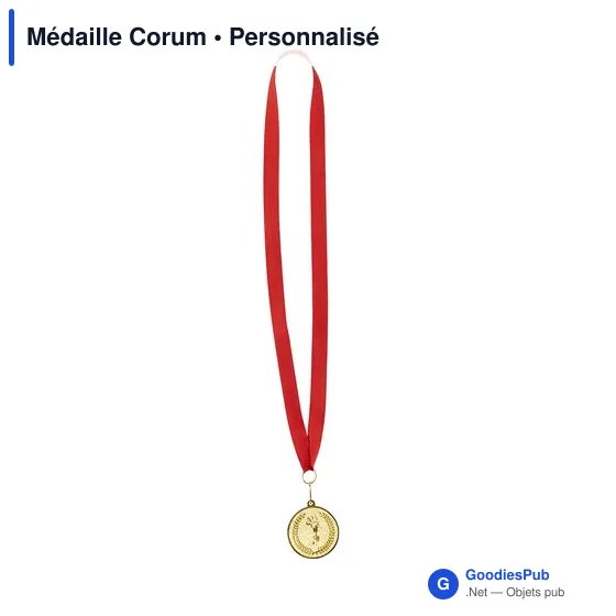 Médaille personnalisable Corum avec logo - Événements et cérémonies - Image 5