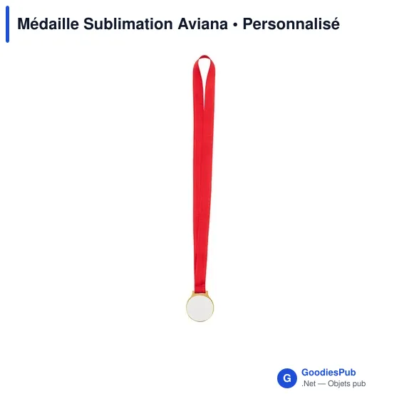 Médaille Sublimation Aviana - Image 2
