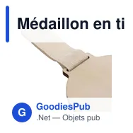 Médaillon en tilleul personnalisable pour événements - Logo inclus - Miniature 8