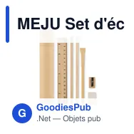 MEJU Set d'écriture tube en papier - Miniature 1