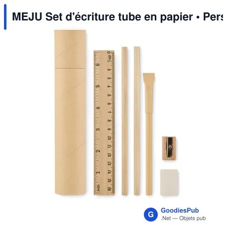 MEJU Set d'écriture tube en papier