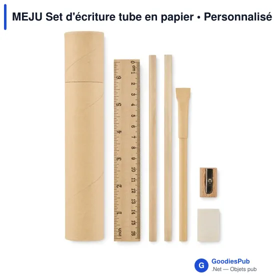MEJU Set d'écriture tube en papier - Image 1