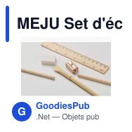 MEJU Set d'écriture tube en papier - Miniature 5