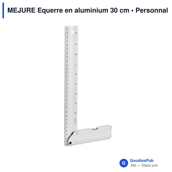 MEJURE Equerre en aluminium 30 cm - Image 1