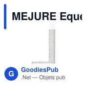 MEJURE Equerre en aluminium 30 cm - Miniature 2