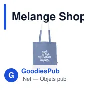 Sac shopping personnalisable Melange Shopper GRS avec logo - Miniature 5