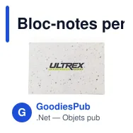 Bloc-notes personnalisable Memo Growing Paper avec logo - Miniature 4