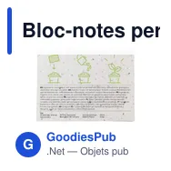 Bloc-notes personnalisable Memo Growing Paper avec logo - Miniature 5