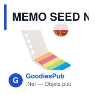 MEMO SEED Notes adhésives en papier à pla - Miniature 1