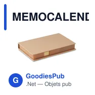 MEMOCALENDAR Set de bureau avec calendrier - Miniature 2