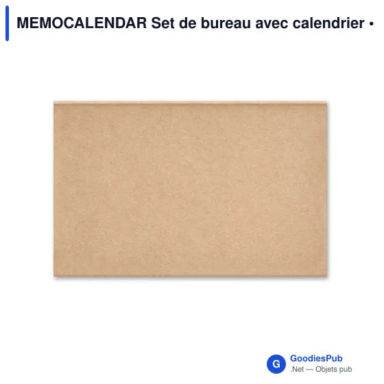 MEMOCALENDAR Set de bureau avec calendrier - Image 3