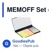 MEMOFF Set de mémos pratique - Miniature 1