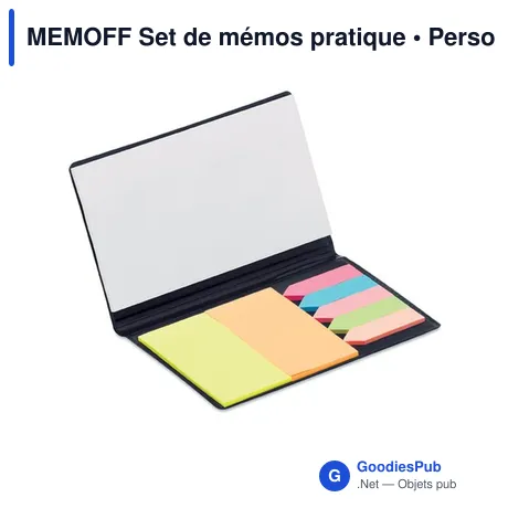 MEMOFF Set de mémos pratique