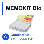 MEMOKIT Bloc-notes et ét. auto-coll. - Miniature 1