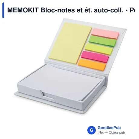 MEMOKIT Bloc-notes et ét. auto-coll.