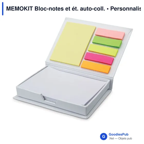 MEMOKIT Bloc-notes et ét. auto-coll. - Image 1
