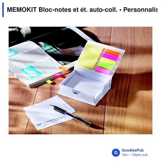 MEMOKIT Bloc-notes et ét. auto-coll. - Image 3