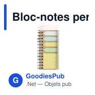 Bloc-notes personnalisable avec marqueurs pour logo - MEMORING - Miniature 2