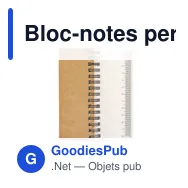 Bloc-notes personnalisable avec marqueurs pour logo - MEMORING - Miniature 3