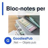Bloc-notes personnalisable avec marqueurs pour logo - MEMORING - Miniature 4