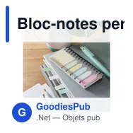 Bloc-notes personnalisable avec marqueurs pour logo - MEMORING - Miniature 5