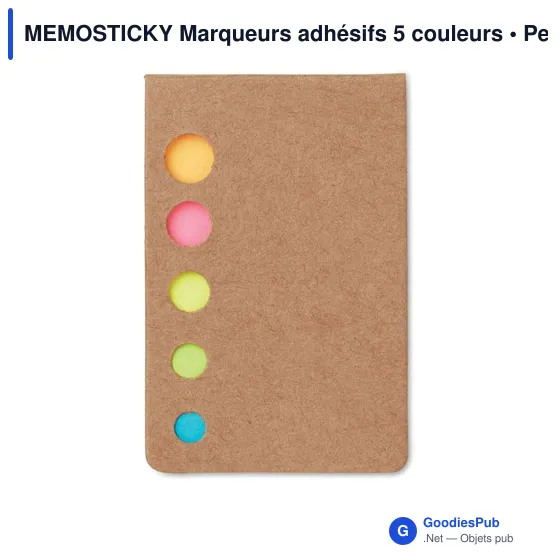 MEMOSTICKY Marqueurs adhésifs 5 couleurs - Image 5