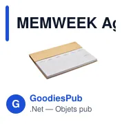 MEMWEEK Agenda hebdomadaire de bureau - Miniature 4