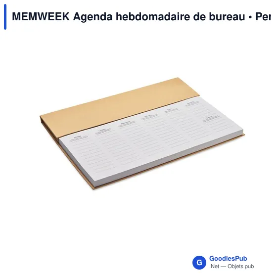 MEMWEEK Agenda hebdomadaire de bureau - Image 4