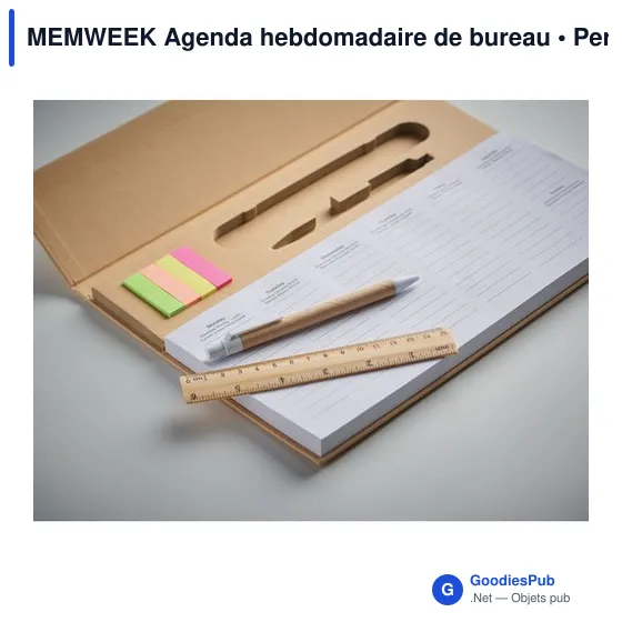MEMWEEK Agenda hebdomadaire de bureau - Image 6