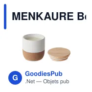 MENKAURE Bougie en cire végétale 80 gr - Miniature 1