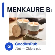 MENKAURE Bougie en cire végétale 80 gr - Miniature 4
