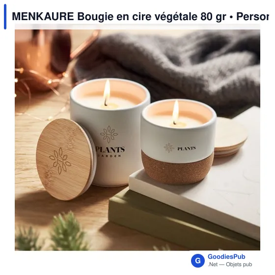 MENKAURE Bougie en cire végétale 80 gr - Image 4