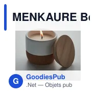 MENKAURE Bougie en cire végétale 80 gr - Miniature 5