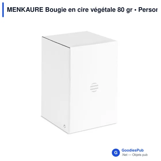 MENKAURE Bougie en cire végétale 80 gr - Image 6
