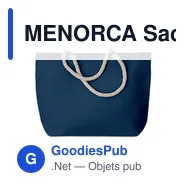 MENORCA Sac de plage avec cordon - Miniature 12