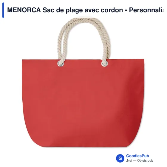 MENORCA Sac de plage avec cordon - Image 3