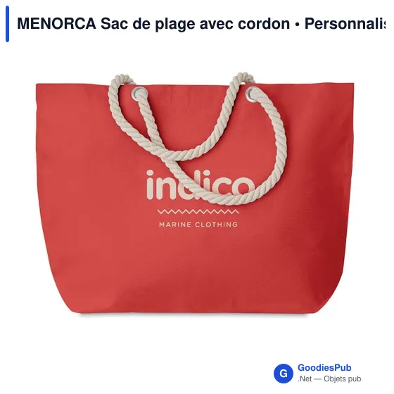 MENORCA Sac de plage avec cordon - Image 4