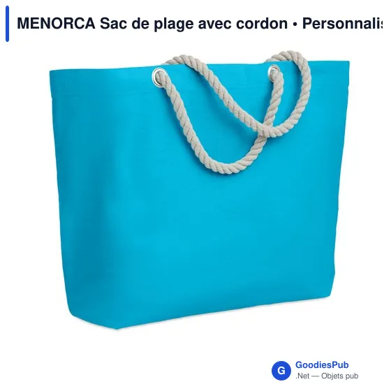 MENORCA Sac de plage avec cordon - Image 5