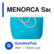 MENORCA Sac de plage avec cordon - Miniature 7