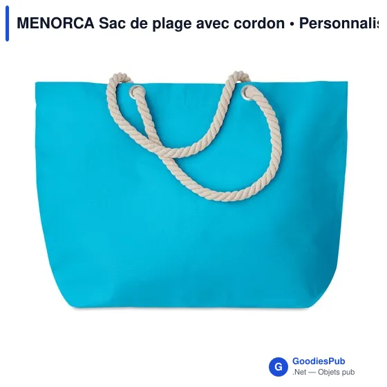 MENORCA Sac de plage avec cordon - Image 7