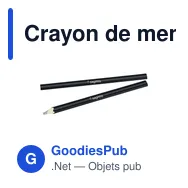 Crayon de menuisier personnalisable pour logo - Menuisier - Miniature 1