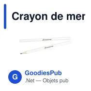 Crayon de menuisier personnalisable pour logo - Menuisier - Miniature 2