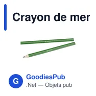 Crayon de menuisier personnalisable pour logo - Menuisier - Miniature 4