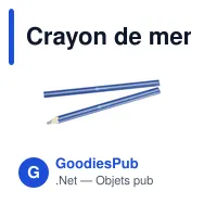 Crayon de menuisier personnalisable pour logo - Menuisier - Miniature 6