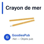 Crayon de menuisier personnalisable pour logo - Menuisier - Miniature 8