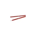 Variante rouge - Crayon de menuisier personnalisable pour logo - Menuisier